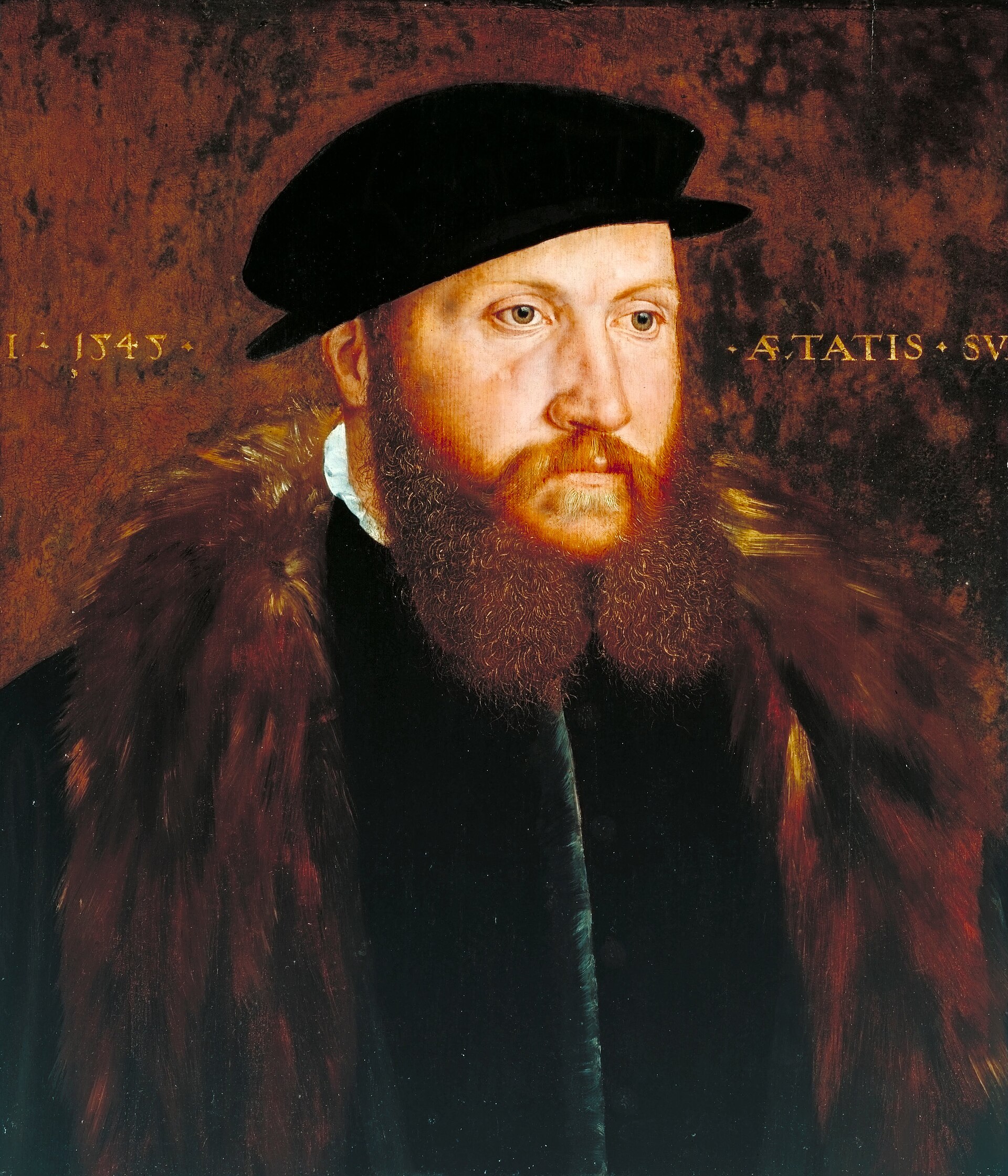 A Man in a Black Cap — John Bettes the Elder, 1545 (Tate Britain)