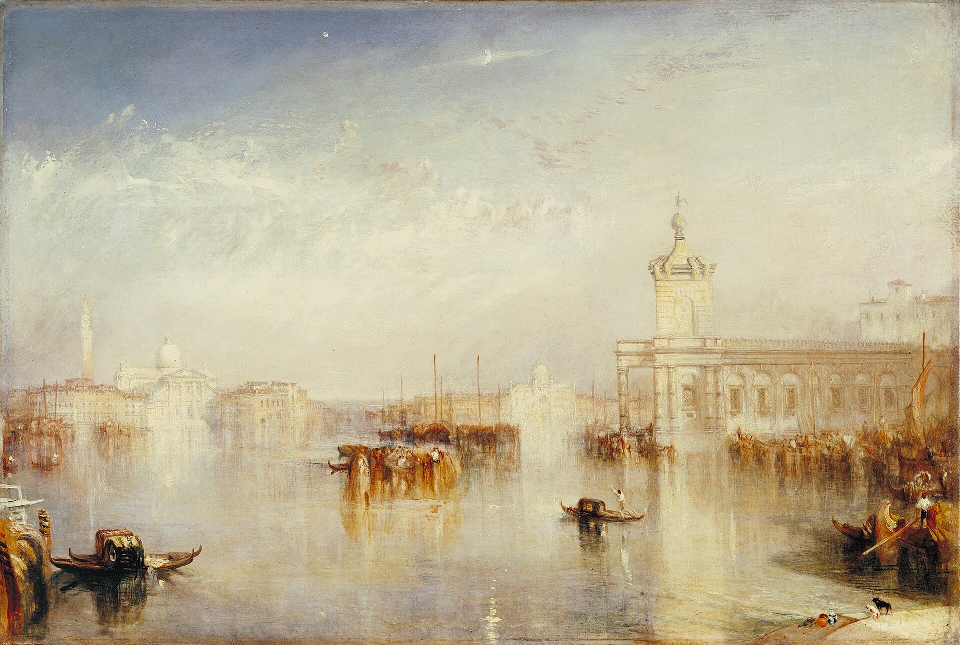 The Dogana, San Giorgio, Citella, from the Steps of the Europa — J.M.W. Turner, exhibited 1842 (Tate Britain)