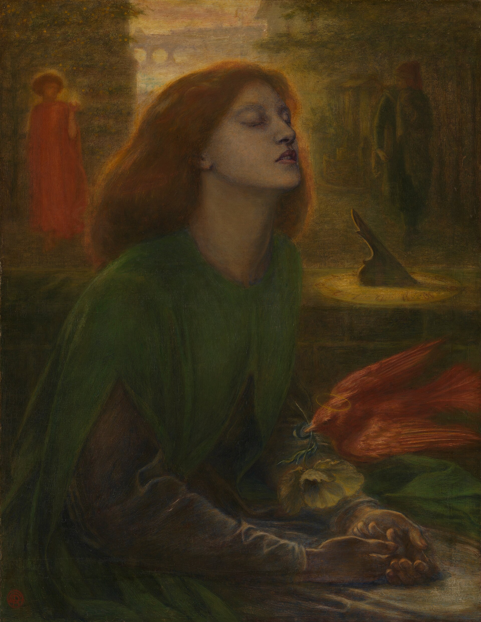 Beata Beatrix — Dante Gabriel Rossetti, c.1864–70 (Tate Britain)
