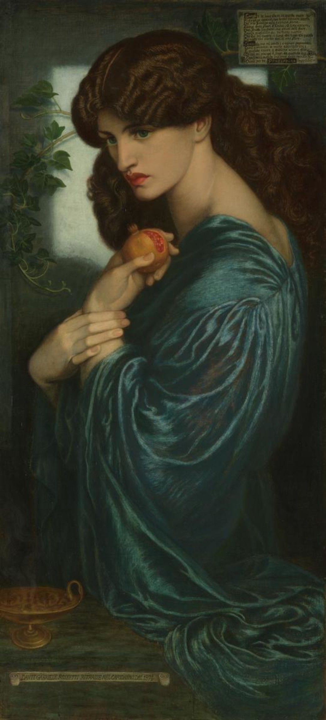 Proserpine — Dante Gabriel Rossetti, 1874 (Tate Britain)