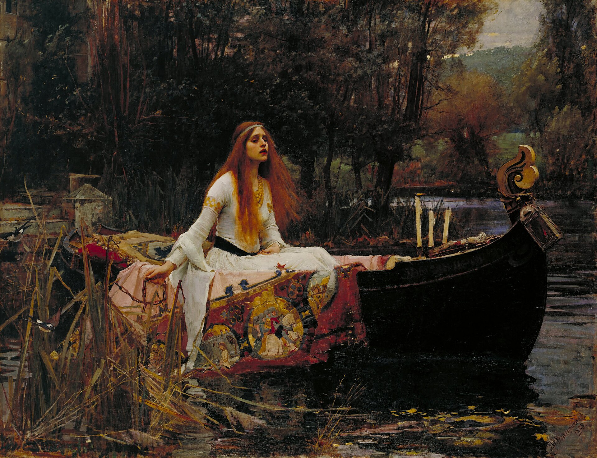 The Lady of Shalott — John William Waterhouse, 1888 (Tate Britain)