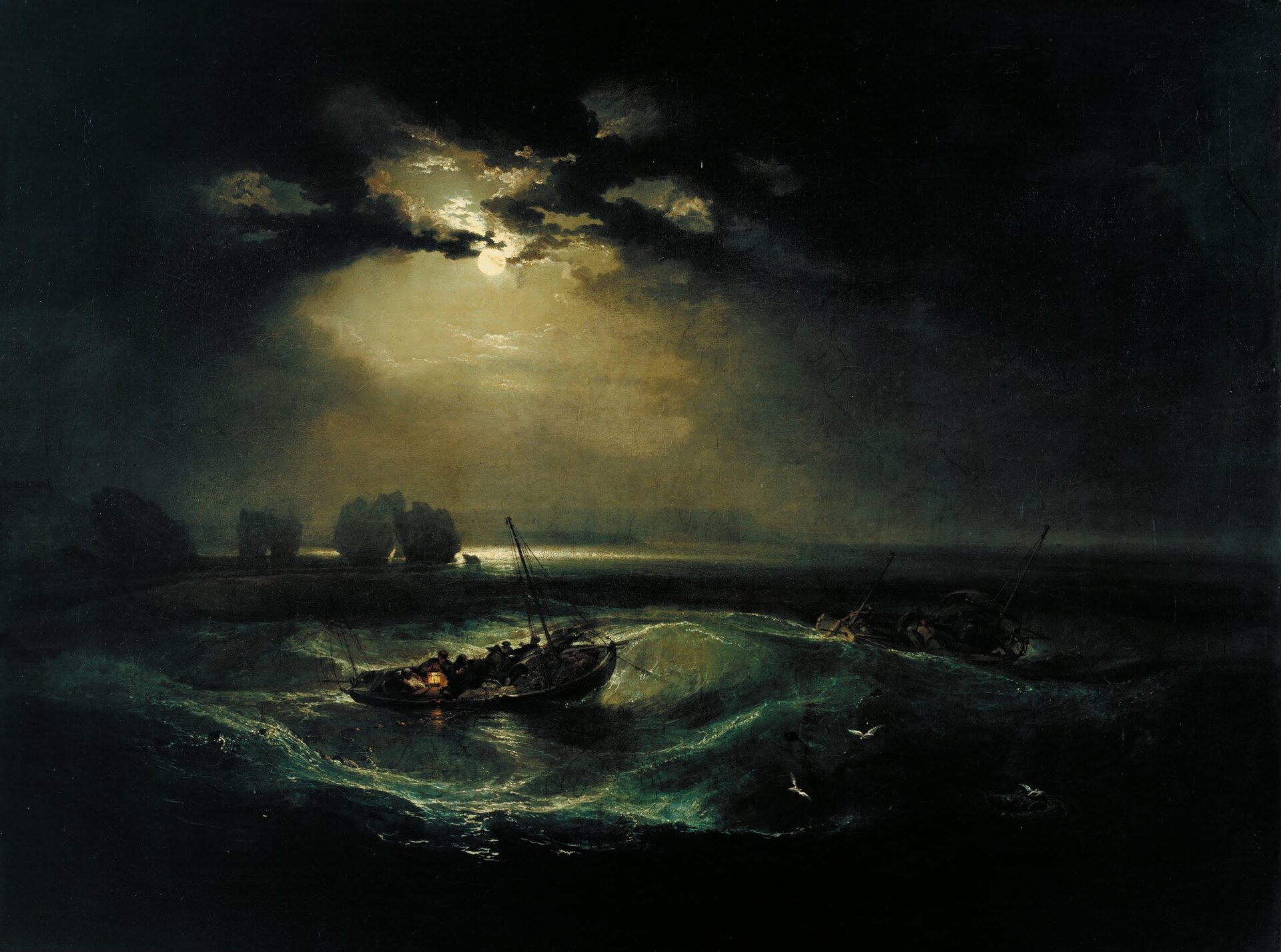 Fishermen at Sea — J.M.W. Turner, 1796 (Tate Britain)