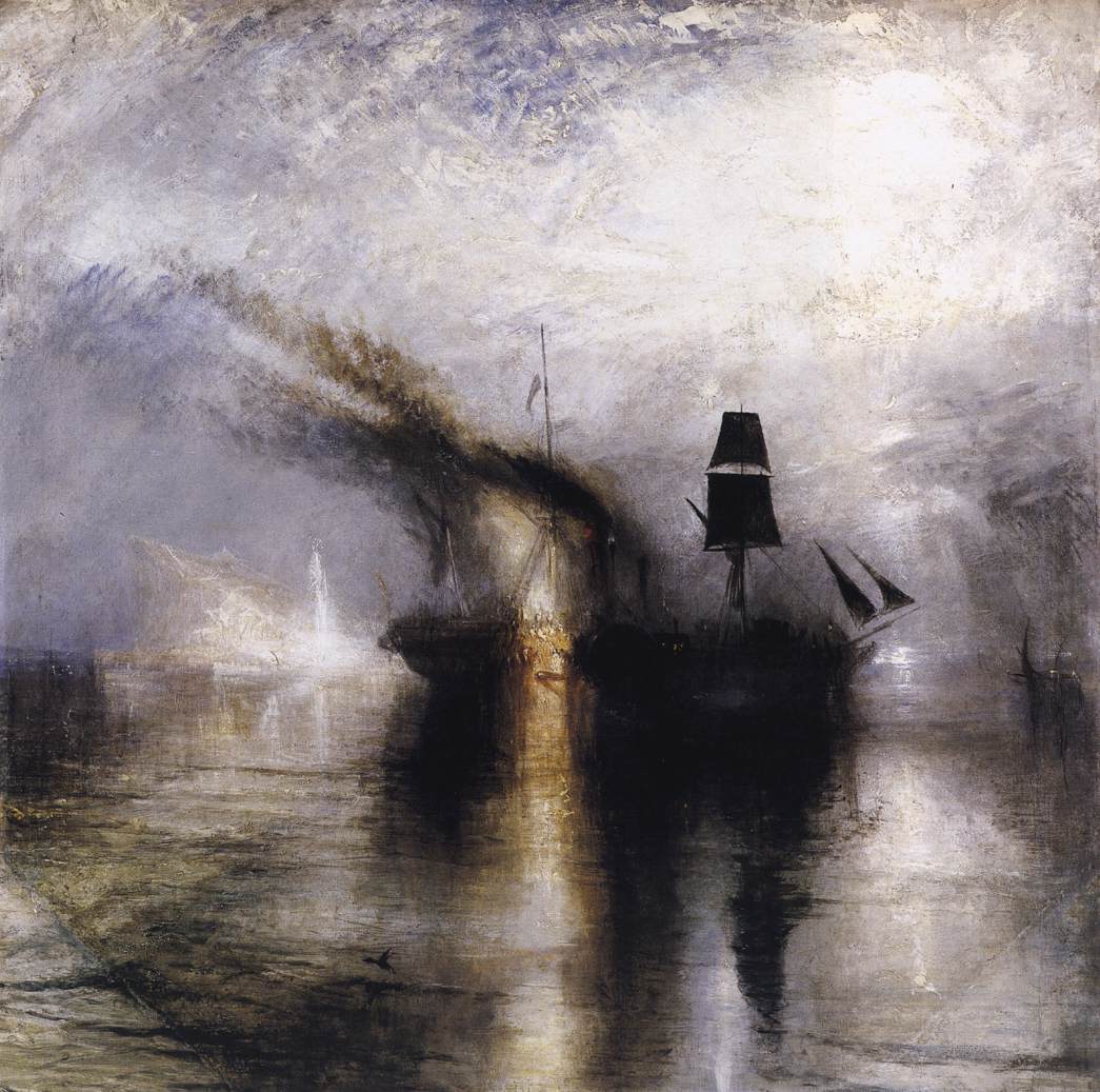 Peace – Burial at Sea — J.M.W. Turner, 1842 (Tate Britain)