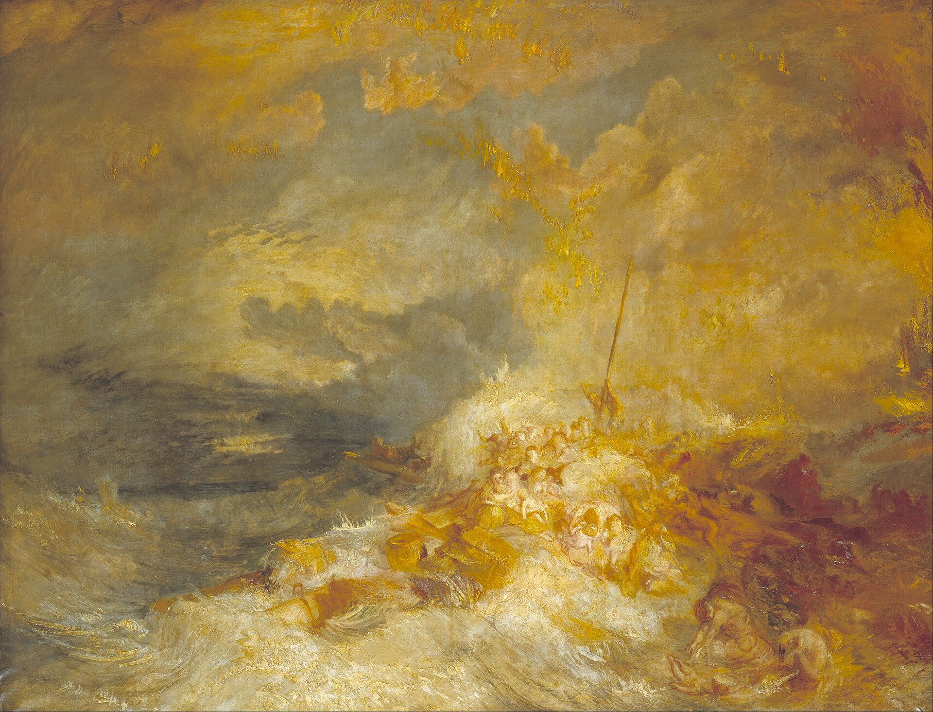 A Disaster at Sea — J.M.W. Turner, c.1835 (Tate Britain)